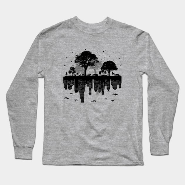 Paradox Ecology. Long Sleeve T-Shirt by Elefunk